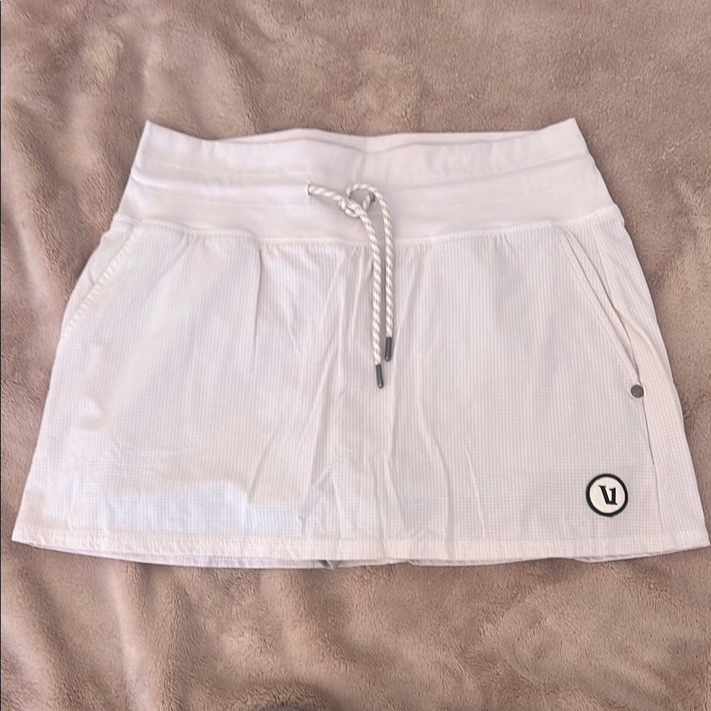 Vuori Seabreeze Cream Skirt